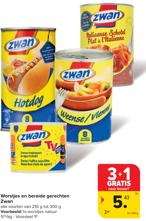 Promotie: Worstjes en bereide gerechten