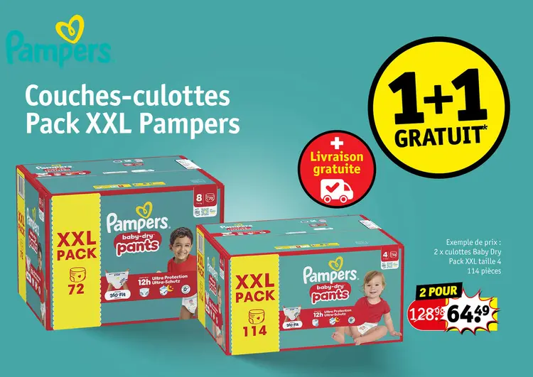 Offre: Couches-culottes Pack XXL