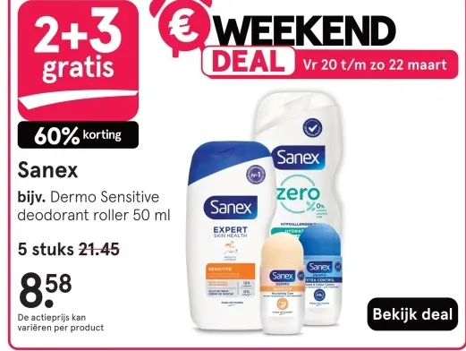 Aanbieding: Sanex