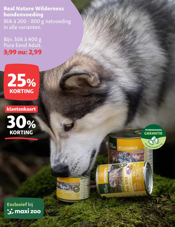 Aanbieding: Real Nature Wilderness hondenvoeding