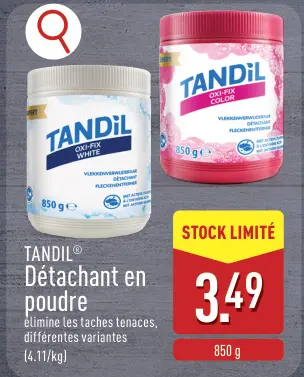 Offre: Détachant en poudre
