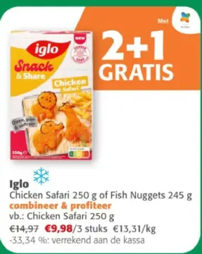 Aanbieding: Iglo Chicken Safari