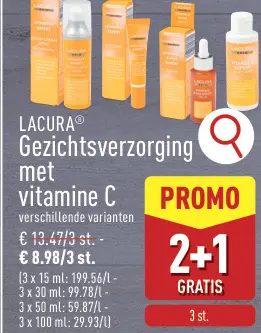 Promotie: Gezichtsverzorging met vitamine C