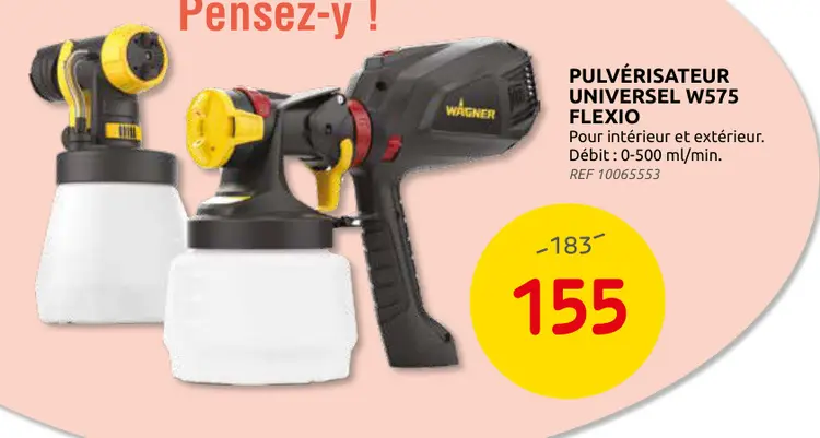 Promotie: Pulvérisateur universel w575 flexio