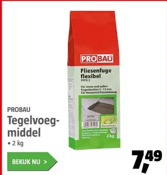 Aanbieding: Tegelvoegmiddel