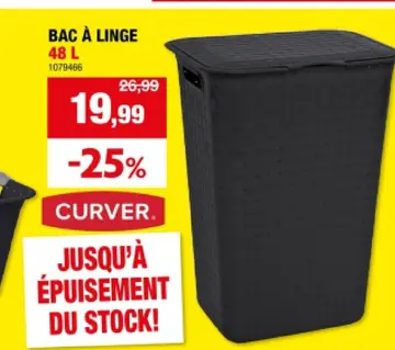 Offre: Bac à linge