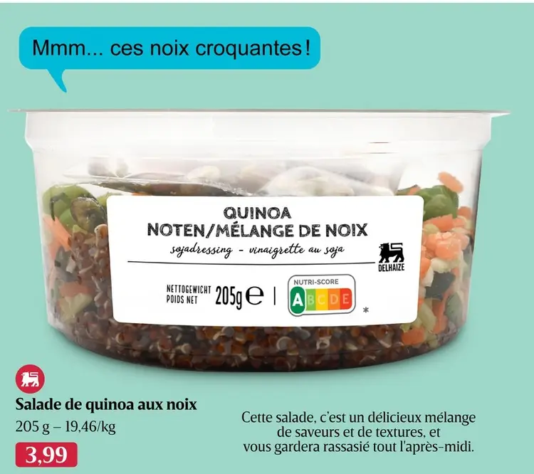 Offre: Salade de quinoa aux noix