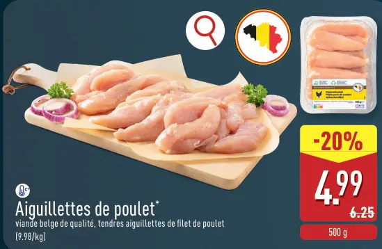 Offre: Aiguillettes de poulet