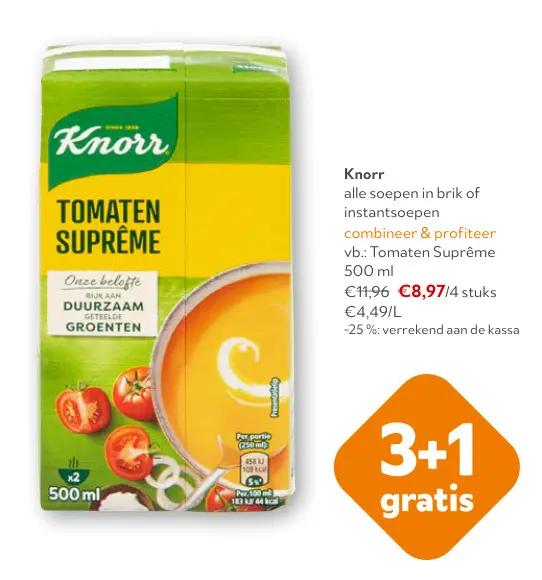 Promotie: Tomaten Suprême