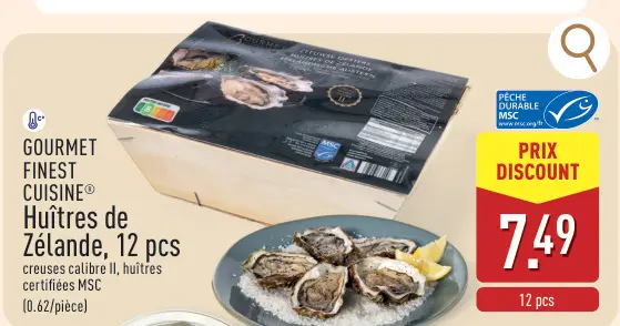 Offre: Huîtres de Zélande