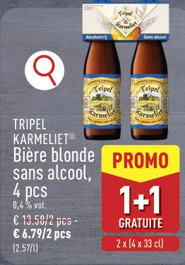 Offre: TRIPEL KARMELIET Bière blonde sans alcool
