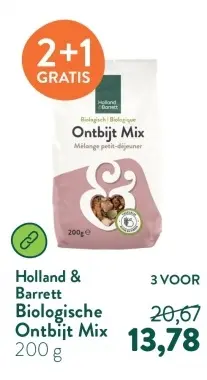 Aanbieding: Biologische Ontbijt Mix