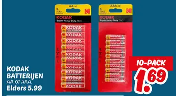 Aanbieding: KODAK BATTERIJEN