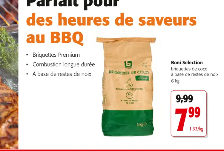 Offre: briquettes de coco