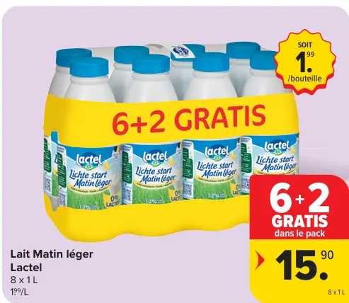 Offre: Lait Matin léger