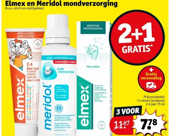 Aanbieding: Elmex en Meridol mondverzorging