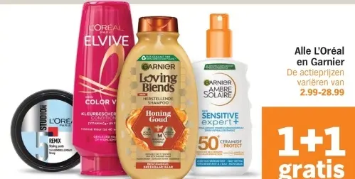 Aanbieding: L'Oréal and Garnier products