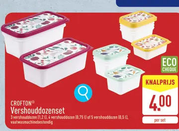 Aanbieding: vershouddozen