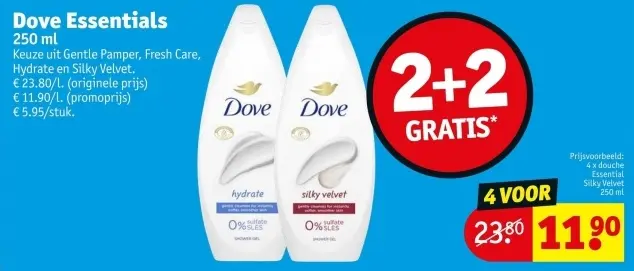 Promotie: Dove Essentials