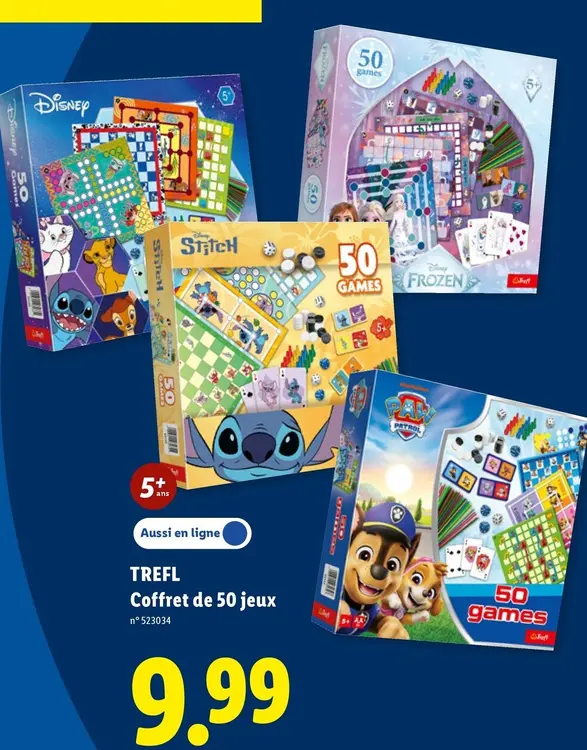Offre: Coffret de 50 jeux