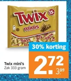 Aanbieding: Twix mini's