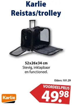 Aanbieding: Reistas/trolley