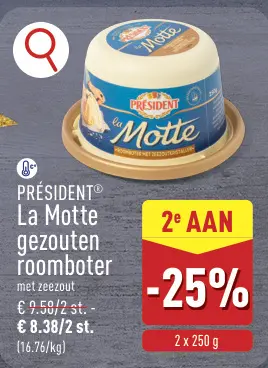 Promotie: La Motte gezouten roomboter