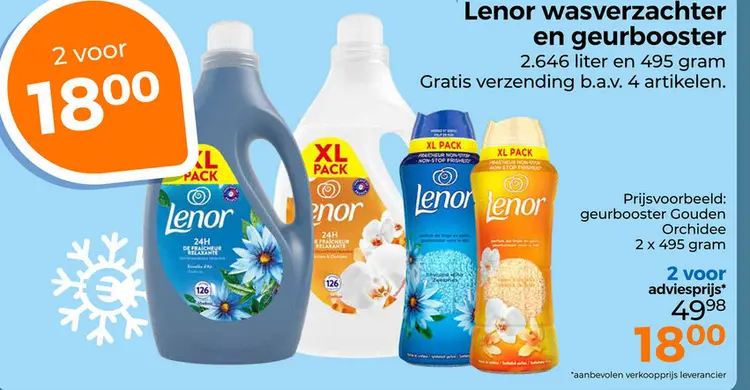 Aanbieding: wasverzachter en geurbooster