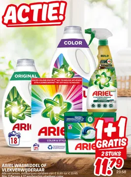 Aanbieding: ARIEL WASMIDDEL OF VLEKVERWIJDERAAR