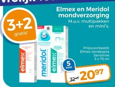 Aanbieding: Elmex en Meridol mondverzorging