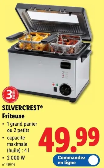 Offre: Friteuse