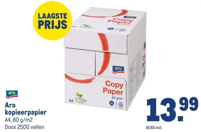 Aanbieding: Aro kopieerpapier