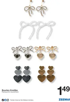 Offre: Boucles d'oreilles