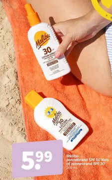 Aanbieding: Malibu zonnebrand