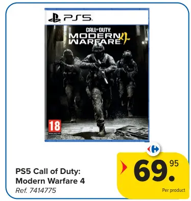 Promotie: Call of Duty: Modern Warfare 4 PS5