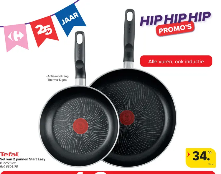 Aanbieding: Set van 2 pannen Start Easy