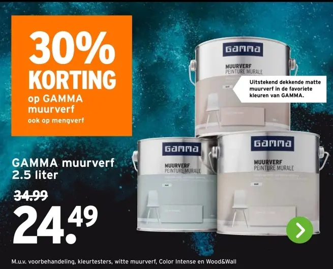 Aanbieding: Muurverf