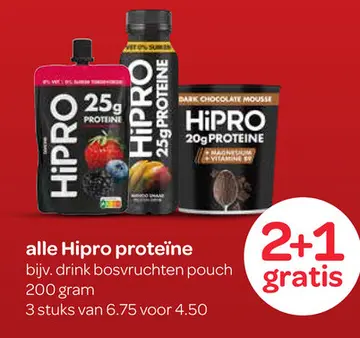 Aanbieding: alle Hipro proteïne