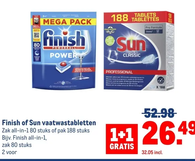Aanbieding: Vaatwastabletten