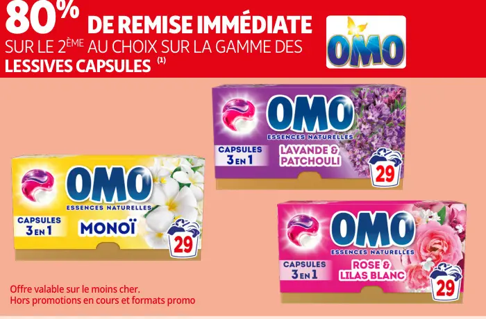 Offre: Lessives Capsules