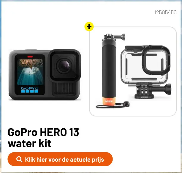 Promotie: GoPro HERO 13 water kit