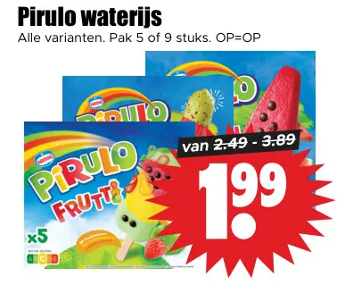 Aanbieding: Pirulo waterijs