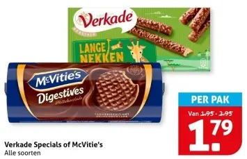 Aanbieding: Verkade Specials of McVitie's