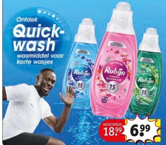 Aanbieding: Quick-wash wasmiddel