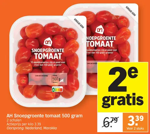 Promotie: Snoepgroente tomaat