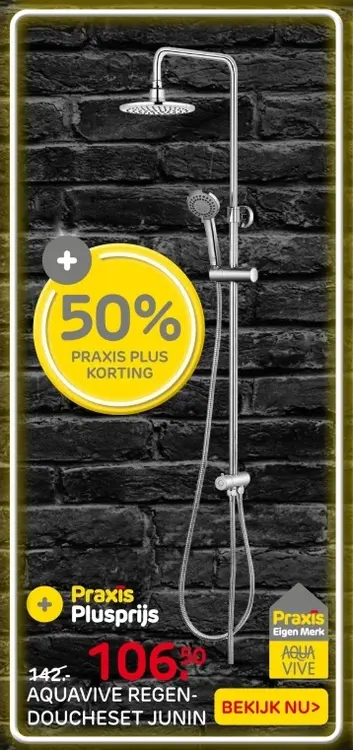 Aanbieding: Regendoucheset junin