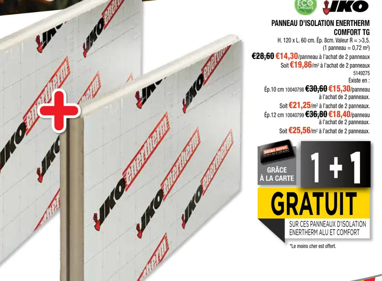 Aanbieding: Panneau d'isolation ENERTHERM comfort tg