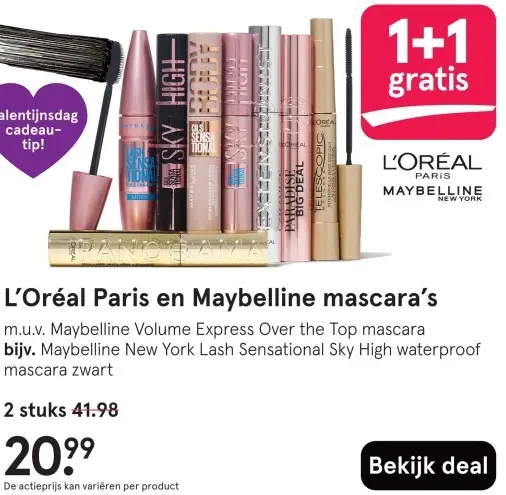 Aanbieding: Mascara's