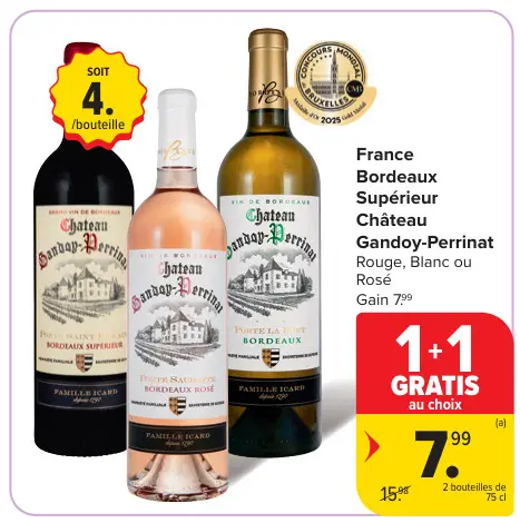Offre: France Bordeaux Château Gandoy-Perrinat