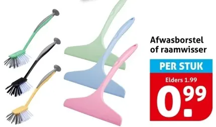 Afwasborstel of raamwisser